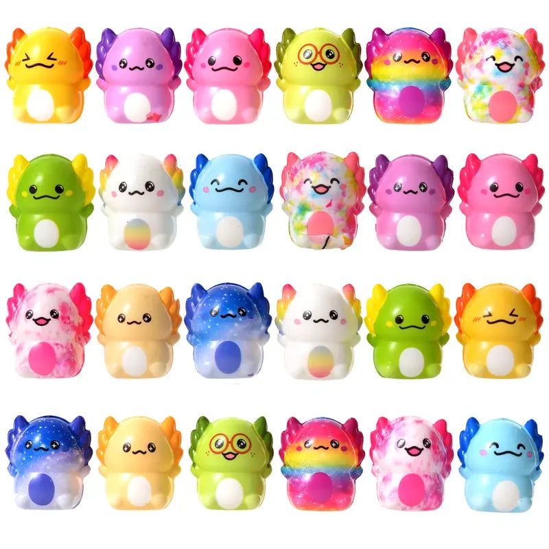 Kawaii Axolotl Squishies Fidget Pack
