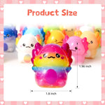 Kawaii Axolotl Squishies Fidget Pack