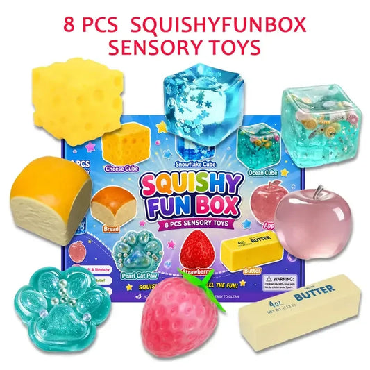 Squishy Sensory Fidget Toy Set